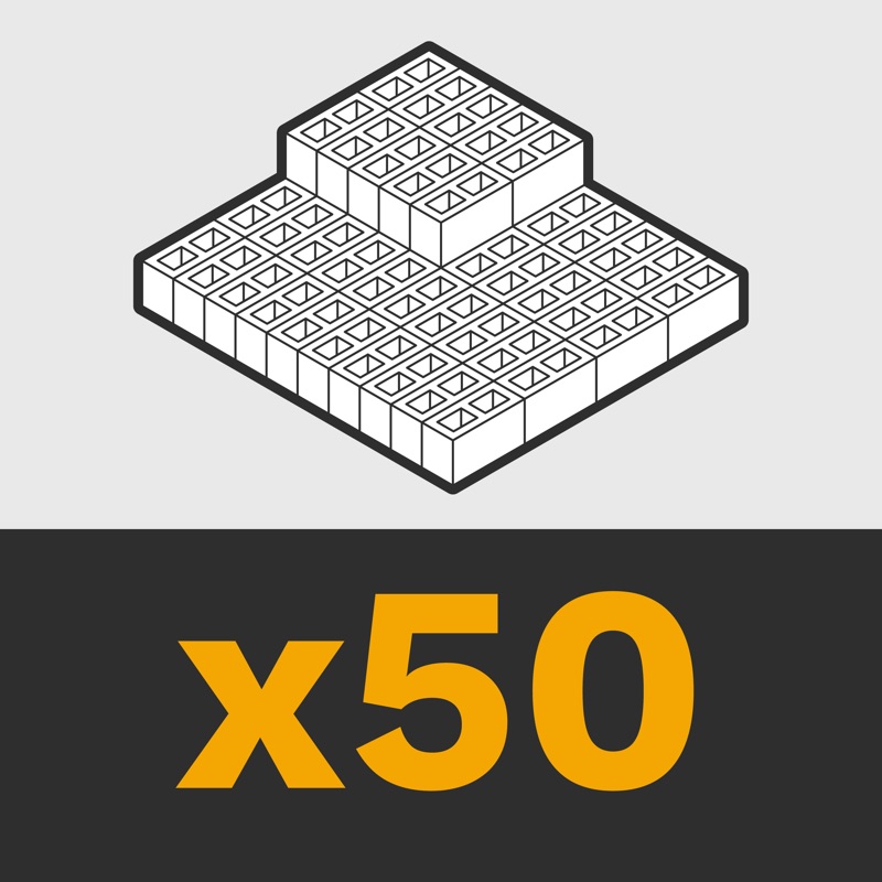 Paquete Impact – 50 bloques con RESIN8®