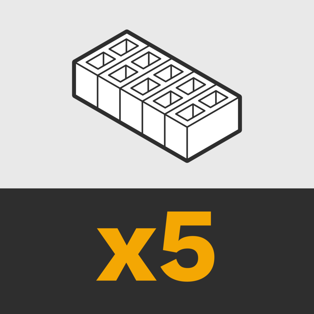 Paquete Starter - 5 Bloques con RESIN8®