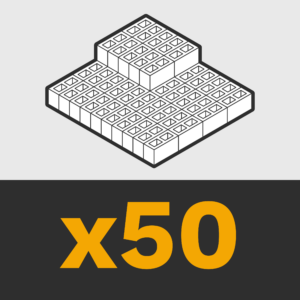 Paquete Impact - 50 bloques con RESIN8®